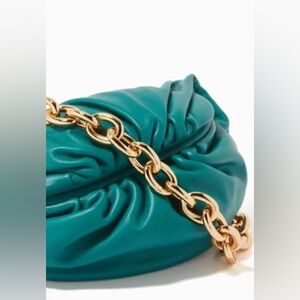 Pouch Leather Chain Belt Clutch